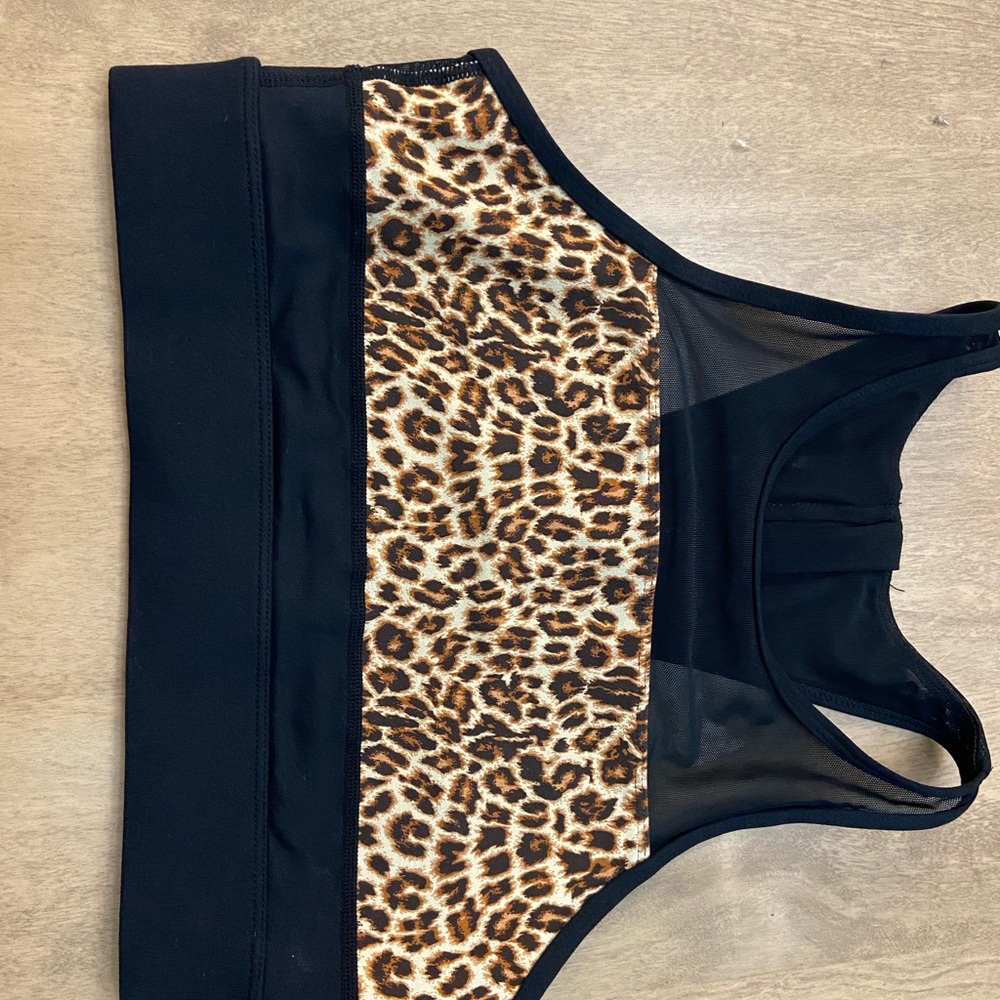 Medium Zyia AllStar leopard bra